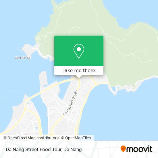 Da Nang Street Food Tour map
