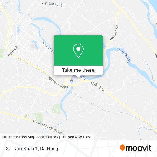 Xã Tam Xuân 1 map