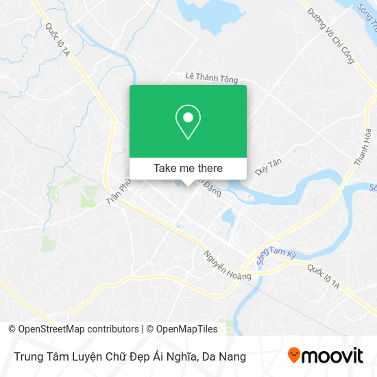 Trung Tâm Luyện Chữ Đẹp Ái Nghĩa map