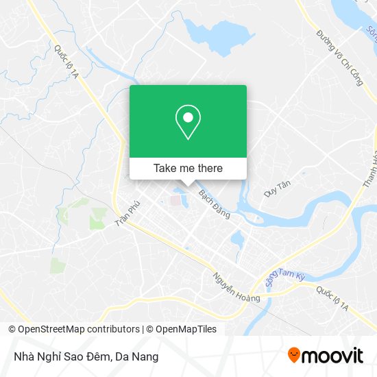 Nhà Nghỉ Sao Đêm map
