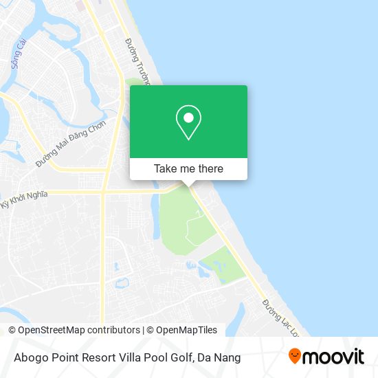 Abogo Point Resort Villa Pool Golf map