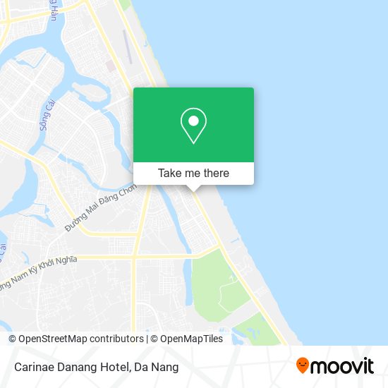 Carinae Danang Hotel map
