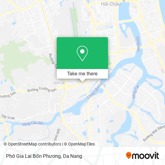 Phở Gia Lai Bốn Phương map