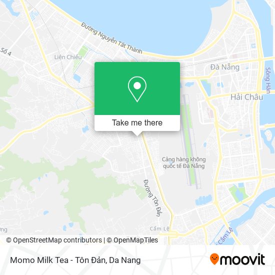 Momo Milk Tea - Tôn Đản map