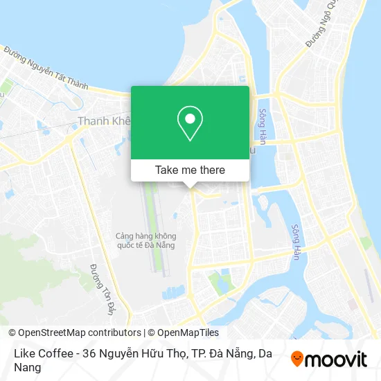 Like Coffee - 36 Nguyễn Hữu Thọ, TP. Đà Nẵng map