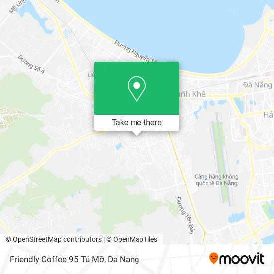 Friendly Coffee 95 Tú Mỡ map