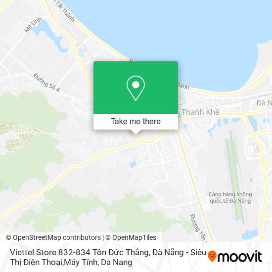 Viettel Store 832-834 Tôn Đức Thắng, Đà Nẵng - Siêu Thị Điện Thoại,Máy Tính map