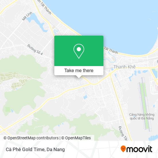 Cà Phê Gold Time map