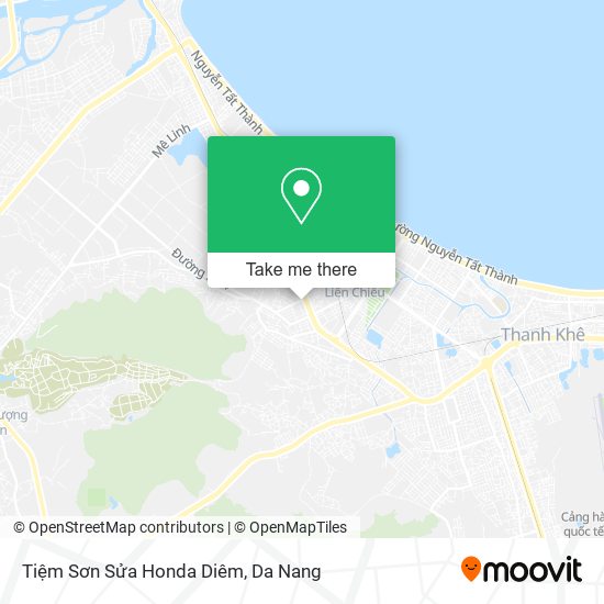 Tiệm Sơn Sửa Honda Diêm map