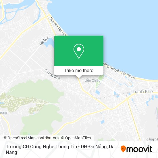Trường CĐ Công Nghệ Thông Tin - ĐH Đà Nẵng map