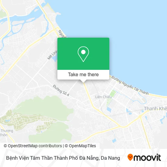 Bệnh Viện Tâm Thần Thành Phố Đà Nẵng map