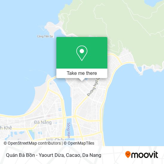 Quán Bà Bồn - Yaourt Dừa, Cacao map