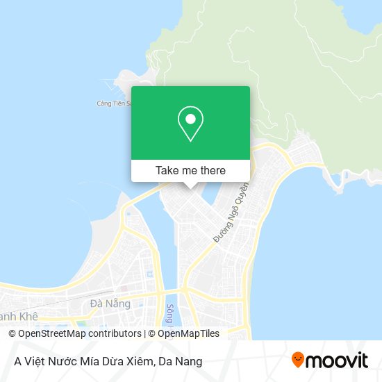 A Việt Nước Mía Dừa Xiêm map