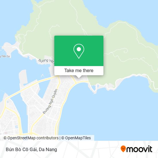 Bún Bò Cô Gái map