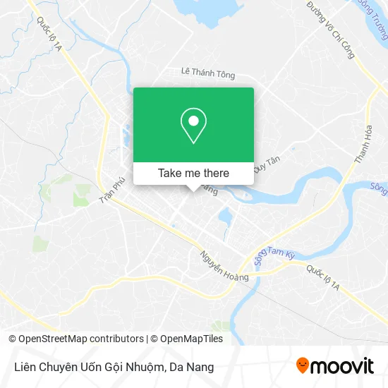 Liên Chuyên Uốn Gội Nhuộm map