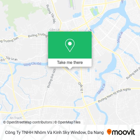 Công Ty TNHH Nhôm Và Kính Sky Window map