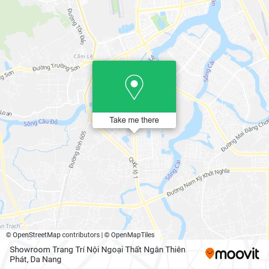 Showroom Trang Trí Nội Ngoại Thất Ngân Thiên Phát map