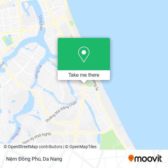 Nệm Đồng Phú map