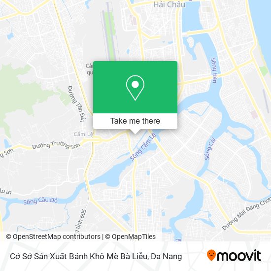 Cở Sở Sản Xuất Bánh Khô Mè Bà Liễu map