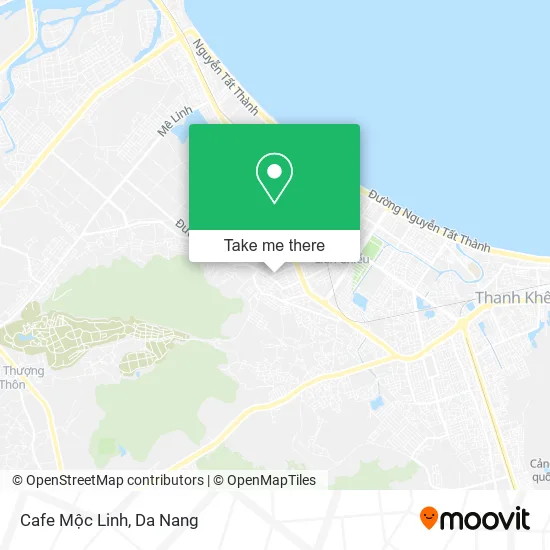 Cafe Mộc Linh map