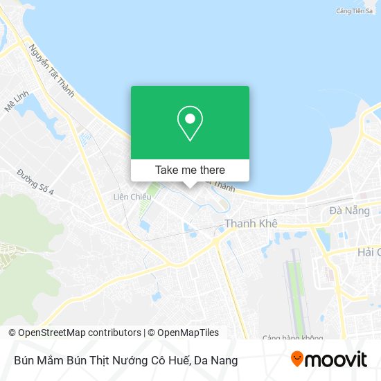 Bún Mắm Bún Thịt Nướng Cô Huế map