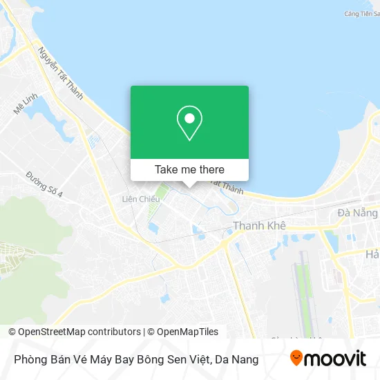 Phòng Bán Vé Máy Bay Bông Sen Việt map