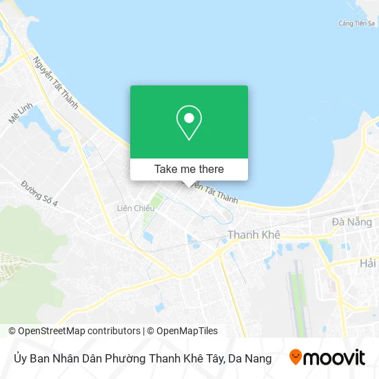 Ủy Ban Nhân Dân Phường Thanh Khê Tây map