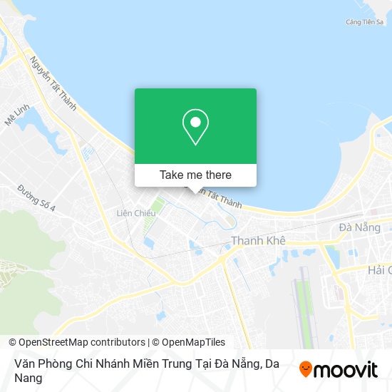 Văn Phòng Chi Nhánh Miền Trung Tại Đà Nẵng map