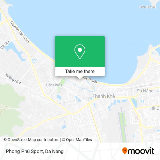 Phong Phú Sport map