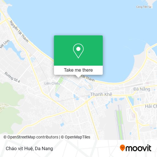 Cháo vịt Huệ map