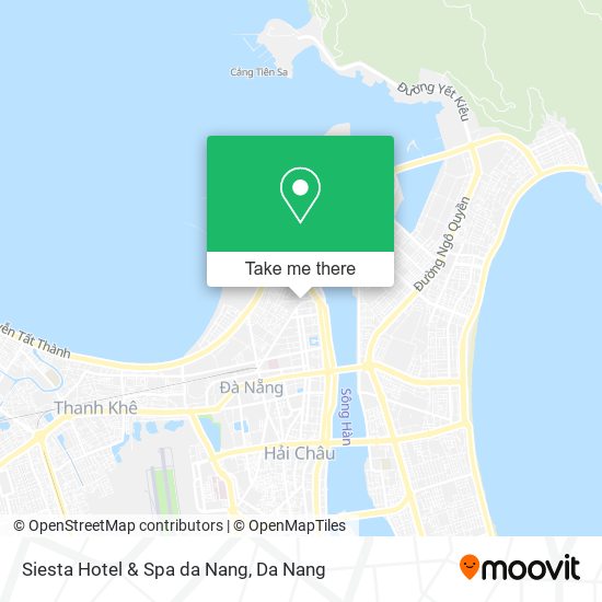 Siesta Hotel & Spa da Nang map