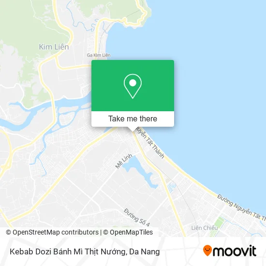 Kebab Dozi Bánh Mì Thịt Nướng map