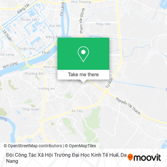 Đội Công Tác Xã Hội Trường Đại Học Kinh Tế Huế map