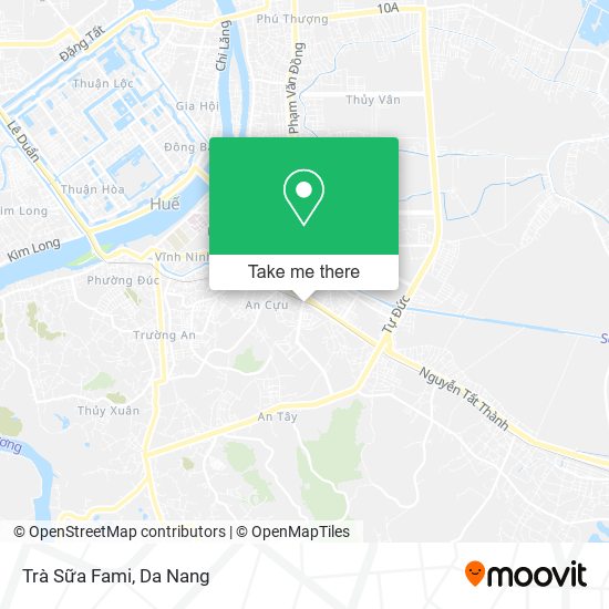 Trà Sữa Fami map