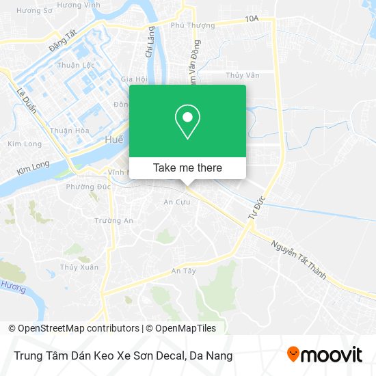 Trung Tâm Dán Keo Xe Sơn Decal map