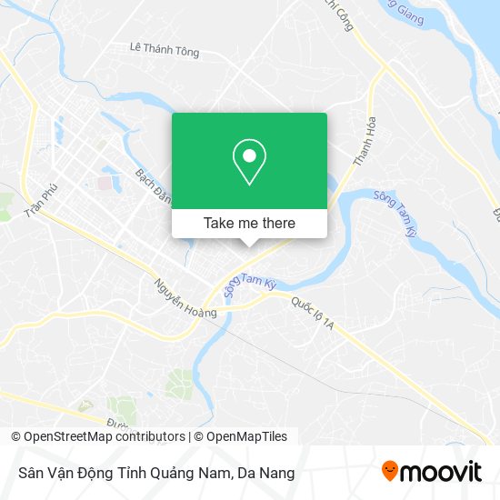 Sân Vận Động Tỉnh Quảng Nam map