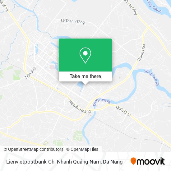 Lienvietpostbank-Chi Nhánh Quảng Nam map