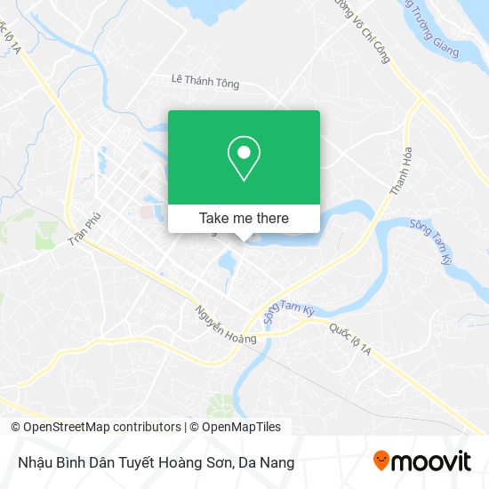 Nhậu Bình Dân Tuyết Hoàng Sơn map