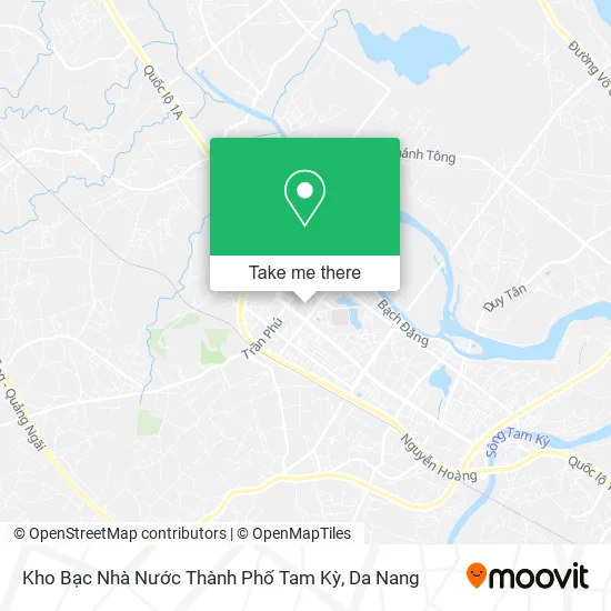 Kho Bạc Nhà Nước Thành Phố Tam Kỳ map