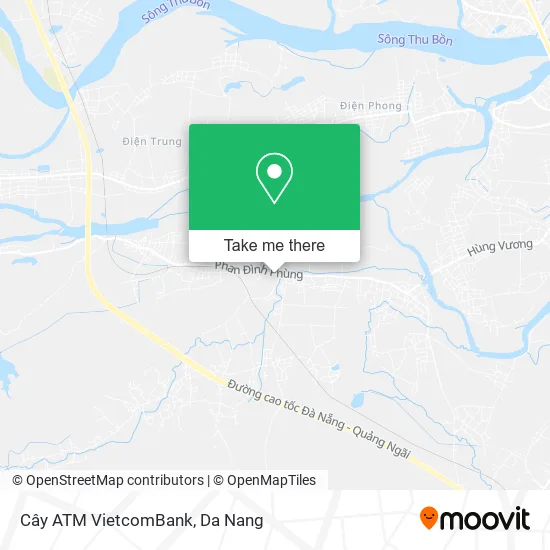 Cây ATM VietcomBank map