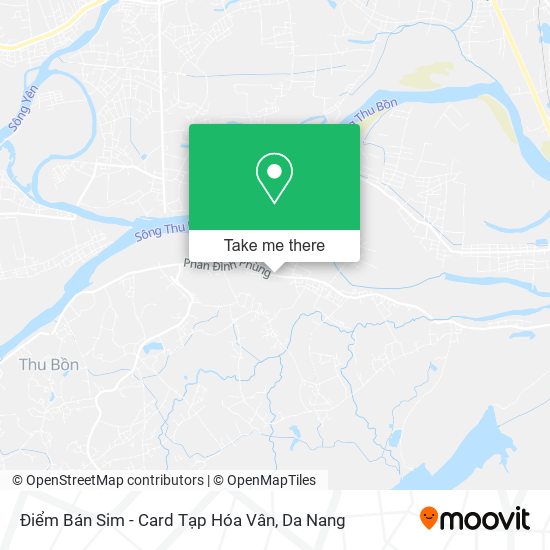 Điểm Bán Sim - Card Tạp Hóa Vân map
