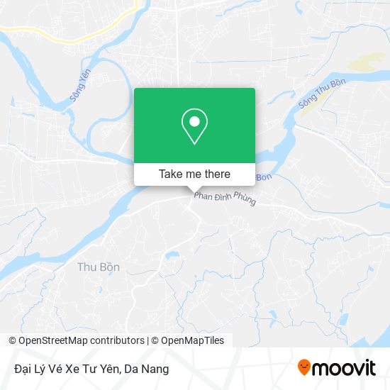 Đại Lý Vé Xe Tư Yên map