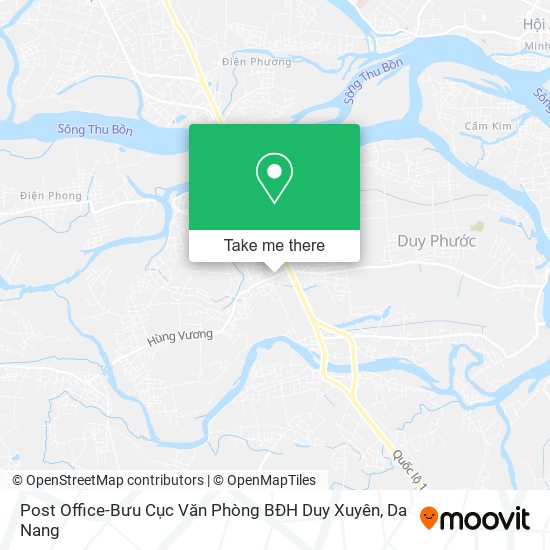 Post Office-Bưu Cục Văn Phòng BĐH Duy Xuyên map