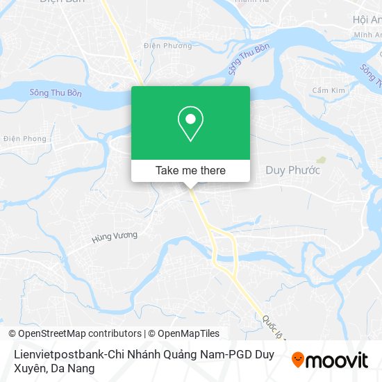 Lienvietpostbank-Chi Nhánh Quảng Nam-PGD Duy Xuyên map