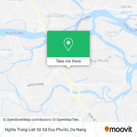 Nghĩa Trang Liệt Sỹ Xã Duy Phước map