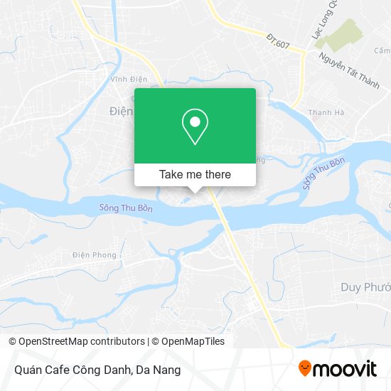 Quán Cafe Công Danh map