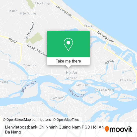 Lienvietpostbank-Chi Nhánh Quảng Nam PGD Hội An map