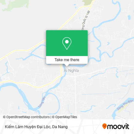Kiểm Lâm Huyện Đại Lộc map