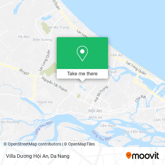 Villa Dương Hội An map