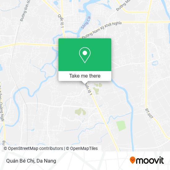 Quán Bé Chị map